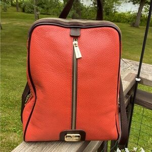 VALENTINA Leather 🍁 Backpack Convertible Bag VGC!